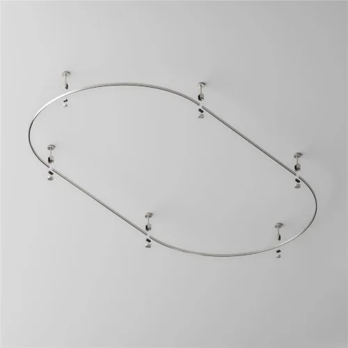 Шинопровод круглый из полукругов 1200мм Flarity платина (Платина) - фото 5