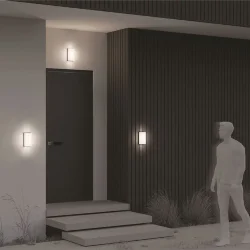 Настенный светильник (бра) Badd 3000K 10Вт IP 54 (Графит)