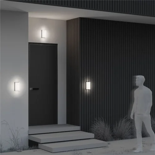 Настенный светильник (бра) Badd 3000K 10Вт IP 54 (Графит) - фото 7