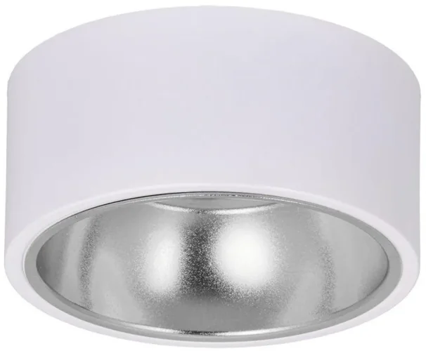 Светильник 4017 накладной потолочный под лампу GX53 бел./хром IEK LT-UPB0-4017-GX53-1-K54 - фото