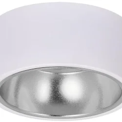 Светильник 4017 накладной потолочный под лампу GX53 бел./хром IEK LT-UPB0-4017-GX53-1-K54