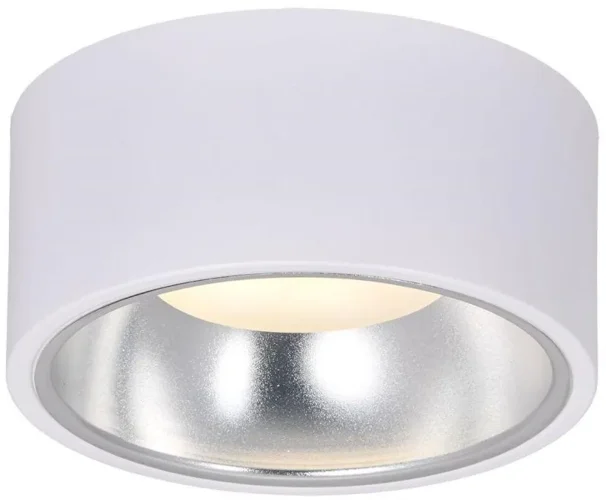 Светильник 4017 накладной потолочный под лампу GX53 бел./хром IEK LT-UPB0-4017-GX53-1-K54 - фото 2