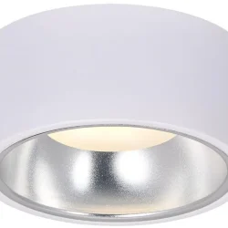 Светильник 4017 накладной потолочный под лампу GX53 бел./хром IEK LT-UPB0-4017-GX53-1-K54