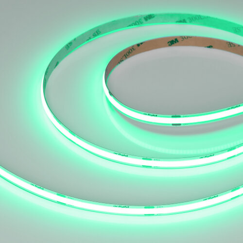 Светодиодная лента COB-X480-8mm 24V Green (8 W/m, IP20, 5m) (Arlight) 047736 - фото