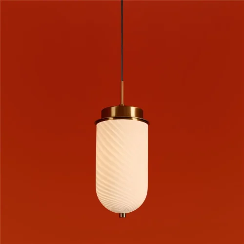 Подвесной светильник Ириде / Iride (Черный и Латунь) FR5627PL-L8BBS - фото 8