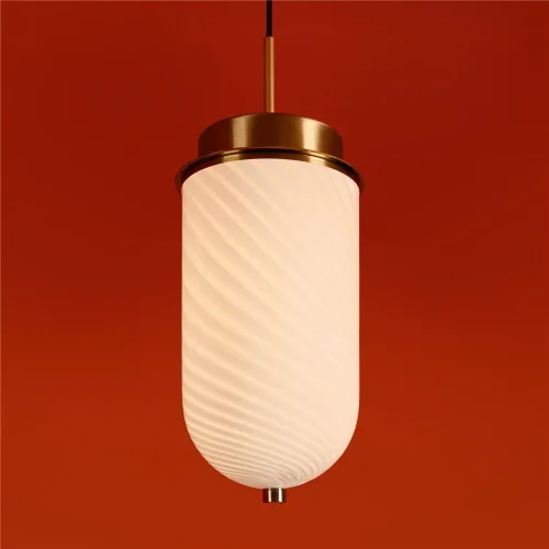 Подвесной светильник Ириде / Iride (Черный и Латунь) FR5627PL-L8BBS - фото 10