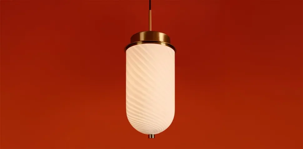 Подвесной светильник Ириде / Iride (Черный и Латунь) FR5627PL-L8BBS - фото 15