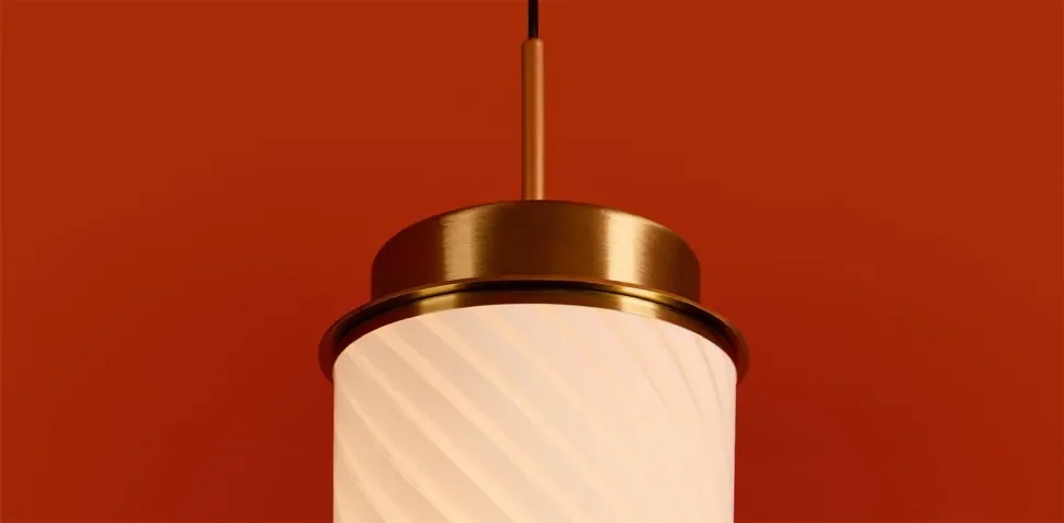 Подвесной светильник Ириде / Iride (Черный и Латунь) FR5627PL-L8BBS - фото 16