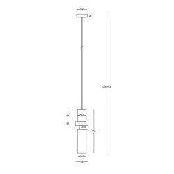 Подвесной светильник Палитра / Palette GU10х1 (Черный) MOD303PL-01CFL3