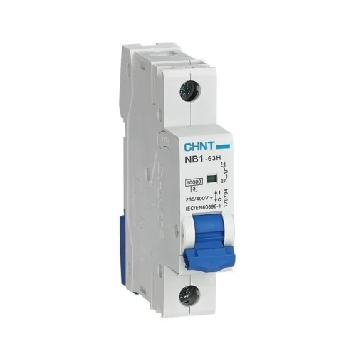 Выключатель автоматический модульный 1п D 50А 10кА NB1-63H (R) CHINT 179806 - фото