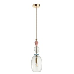 Подвес «ODEON LIGHT EXCLUSIVE» 4855/1B, серия: BIZET (крепление на планке) - Светильники с керамикой
