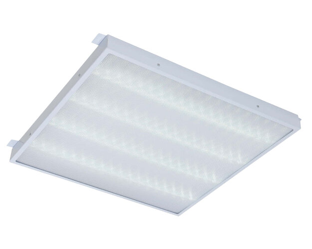 Универсальный офисный светодиодный светильник Грильято 40 Вт IP44 580x580x40 мм 6000K Призма - фото 3