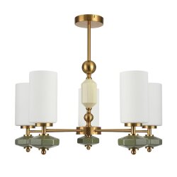 Люстра потолочная «LUMION» 8427/5C, серия: MILA (крепление на планке) - -
