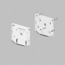 Торцевая заглушка трека SLOTT, белая, алюминий, Denkirs TR2017-WH