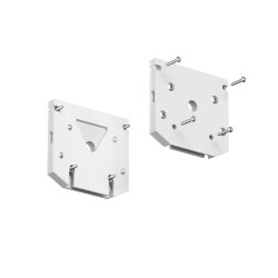 Торцевая заглушка трека SLOTT, белая, алюминий, Denkirs TR2017-WH