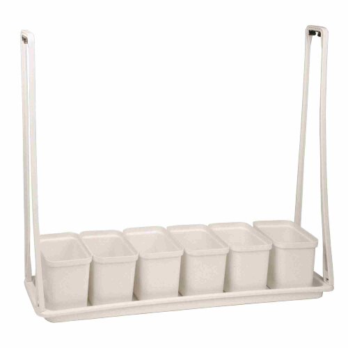 UFP-G56S MARBLE 6 Подставка пластиковая для светильника ULI-P 570мм, Мраморная, 6 кашпо в-к, мраморные, TM Uniel - фото 1