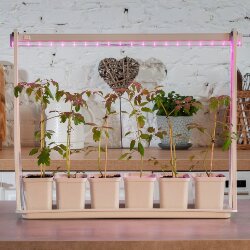 UFP-G56S MARBLE 6 Подставка пластиковая для светильника ULI-P 570мм, Мраморная, 6 кашпо в-к, мраморные, TM Uniel