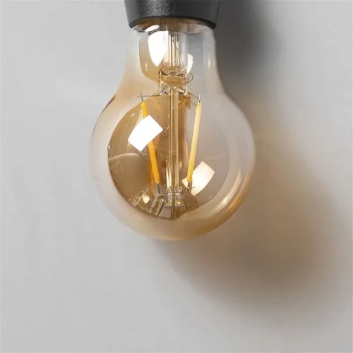 Лампа Филаментная Классика A60 220В, Цоколь E27, 1Вт, Тепло-белая, 2700К. Фото 2.