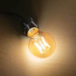 Лампа Филаментная Классика A60 220В, Цоколь E27, 1Вт, Тепло-белая, 2700К