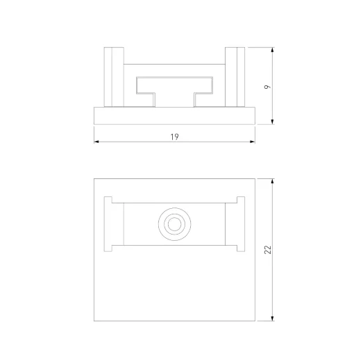 Brass Line Заглушки для накладного шинопровода латунь 2шт 85230/00 - фото 7