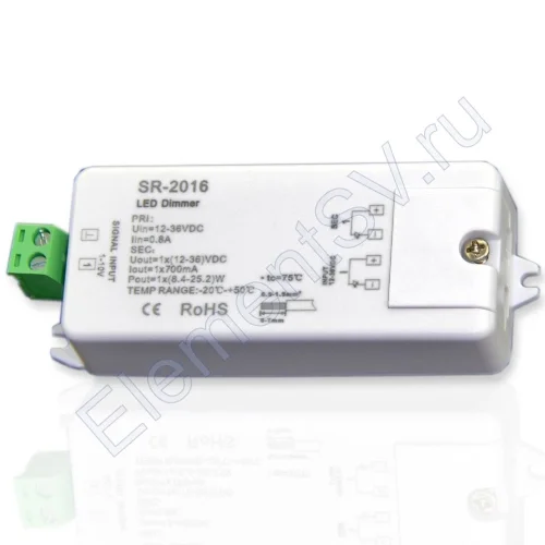 Диммер SR-2016 1-10V (12-36V, 700mA) - фото.