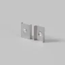 Комплект креплений (для профиля ALM-1007-S-2M) 4 шт. (Серебро) - фото 2