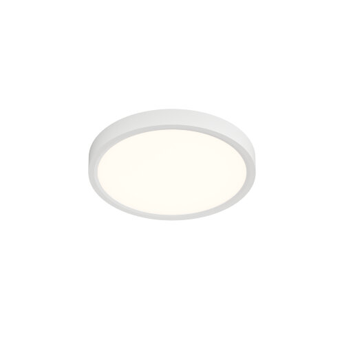 DK6520-WH Накладной светильник THIN, IP40, 18W, 3000K/4000K/6500K, переключатель цветовой температуры на корпусе, белый, полимер. Фото 4