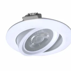 Светильник светодиодный Downlight RR 7Вт 180-265В 6400К кругл. поворотн. панель бел. КОСМОС KDownRR7W4600K