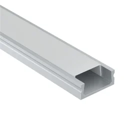 Алюминиевый профиль накладной 15x6 (Серебро, 2 м), ALM001S-2M (Серебро) ALM001S-2M