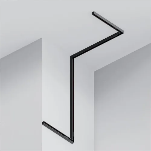 Шинопровод 2м Exility низкопрофильный накладной (Черный) - фото 3