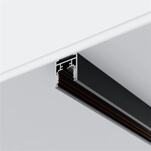 Шинопровод 2м Exility низкопрофильный накладной (Черный) - фото 4