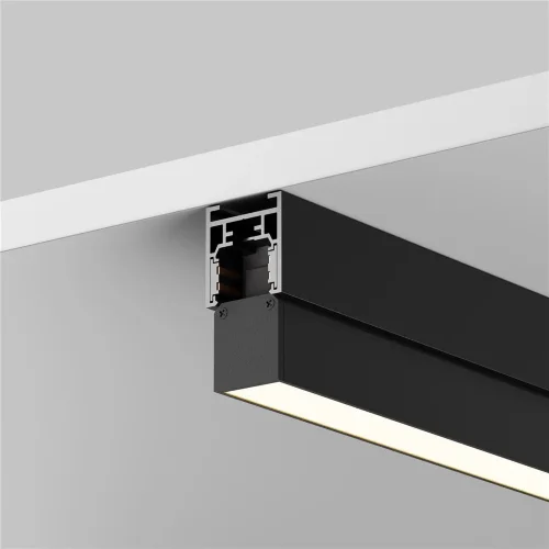 Шинопровод 2м Exility низкопрофильный накладной (Черный) - фото 6