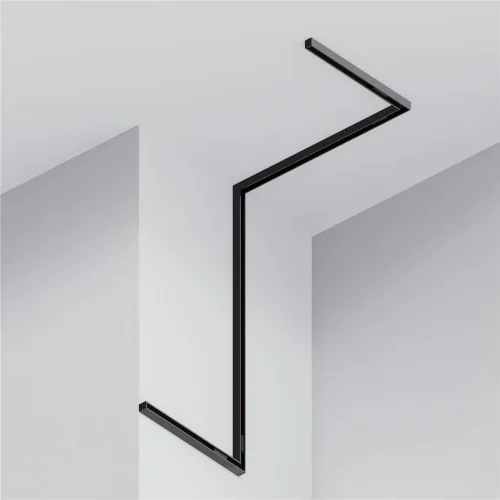 Шинопровод 2м Exility низкопрофильный накладной (Черный) TRXM034-412B - фото 3