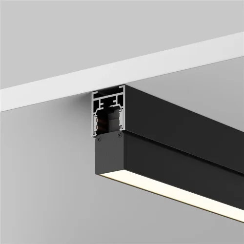 Шинопровод 2м Exility низкопрофильный накладной (Черный) TRXM034-412B - фото 6