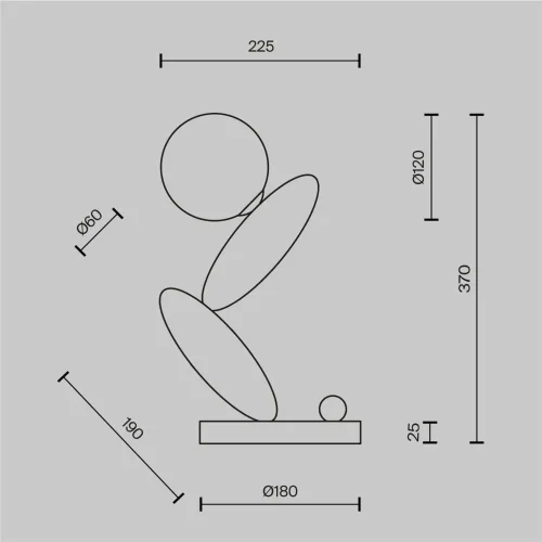 Настольный светильник Resonance 3000К 6Вт (Медь) - фото 6