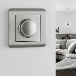 Рамка из поликарбоната на 1 пост Stream серебряный W0012106