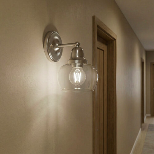 LED-G45-9W-4000K-E27-CL PLS02WH Лампа светодиодная, Форма шар, прозрачная, Серия Sky, Белый свет 4000К. - фото 2