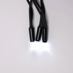 ULD-C2030-240-TBK WHITE IP67 Занавес светодиодный с эффектом мерцания, 3х2м, Соединяемый, 240 светодиодов, Белый свет, Провод черный.