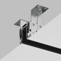 Закладной профиль SMART PROFI для натяжного потолка 2м, Denkirs TR3044-AL