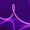 ULS-N11-2835-120LED-m-8mm-IP67-DC24V-10W-m-15M-PURPLE Светодиодная гибкая герметичная лента, NEON, Катушка 15м, в герметичной упаковке, Фиолетовый свет - фото 1