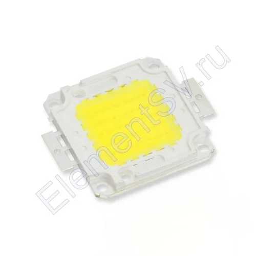 Светодиодная матрица COB D533 (50W, 30-36V, day white) - фото.