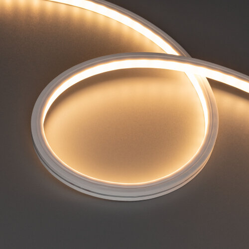 Грейзер THOR-TOP-B70-10x10mm 24V Warm2700 (15 W/m, IP67, 5m, wire x2) (Arlight, Вывод вниз, 3 года) 042072 - фото