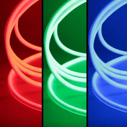 Светодиодная лента LUX class 4040 120led/m, 14.4W/m, RGB, 24V, IP68, термостойкая, A77