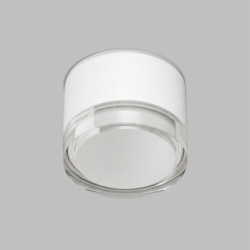 Накладной влагостойкий светильник AQUA, GX53, до 15 Вт, LED, IP44, белый, алюминий, акрил. Фото 2