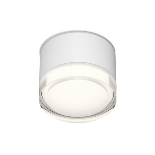 Накладной влагостойкий светильник AQUA, GX53, до 15 Вт, LED, IP44, белый, алюминий, акрил. Фото 4