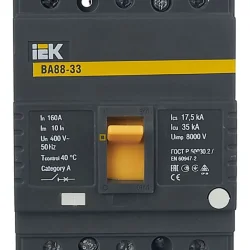 Выключатель автоматический 3п 160А 35кА ВА 88-33 KARAT IEK SVA20-3-0160