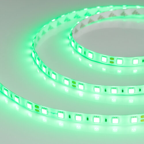 Светодиодная лента RTW 2-5000SE 24V Green 2x (5060, 300 LED, LUX) (Arlight, 14.4 Вт/м, IP65) 016505 - фото