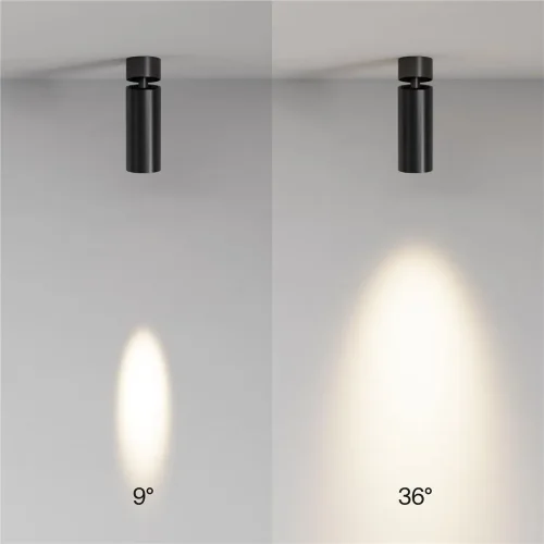 Потолочный светильник FOCUS LED 3000К 12Вт 9° IP 20 Super spot (Черный) - фото 4
