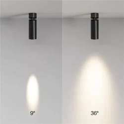 Потолочный светильник FOCUS LED 3000К 12Вт 9° IP 20 Super spot (Черный)