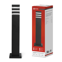 Светильник уличный напольный НБУ POLO-SP600-1xA60-BL алюминиевый 600мм черный IP54 IN HOME